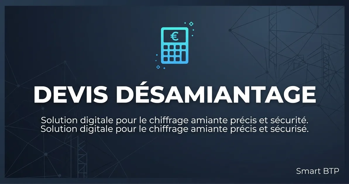 Devis désamiantage : prix, estimation et chiffrage BTP